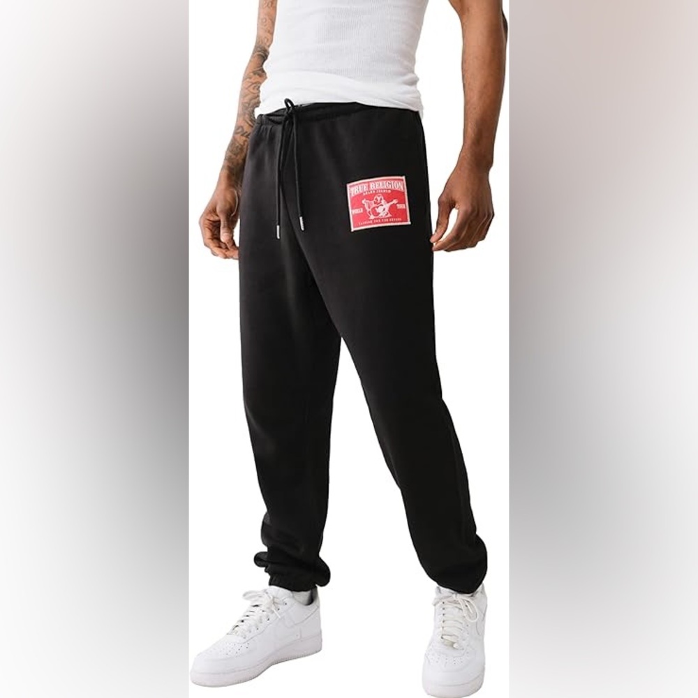 SOLD
True Religion Men's Relaxed Ladder Applique Joggers